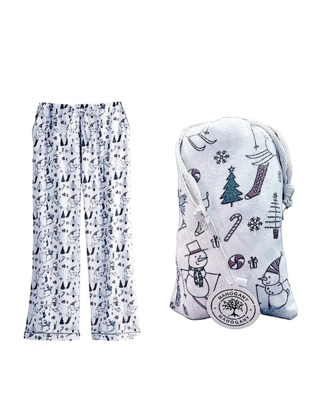 Mahogany Snowman Holiday Pajama Pants